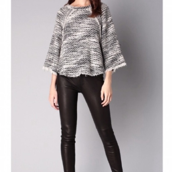 IRO B&W Tweed Top * - Picture 2 of 9